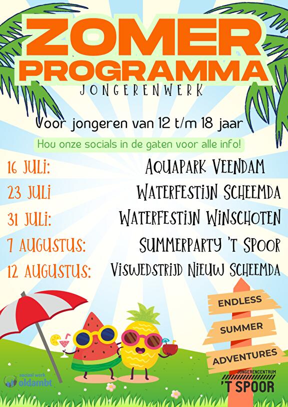 Zomerse flyer